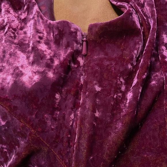 Aidan Mattox Velvet Dress Size 6 - Picture 5 of 5
